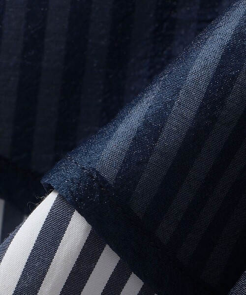 SHIPS（シップス） ブラウス シャツ 「WEB限定」「手洗い可能」異素材