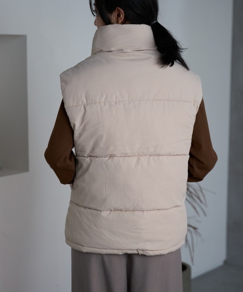 TRIANGLE PALETTE ダウンベスト ベスト 中綿ダウンベスト レディース