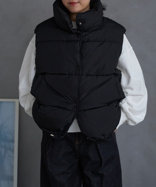 TRIANGLE PALETTE ダウンベスト ベスト 中綿ダウンベスト レディース