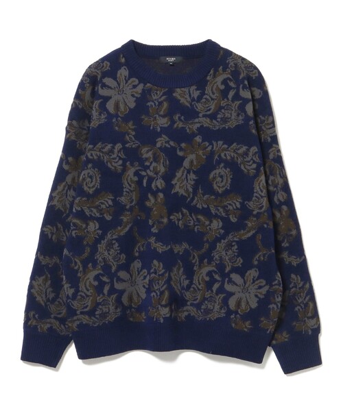 BEAMS HEART（ビームス ハート） セーター ニット フラワー ジャガード