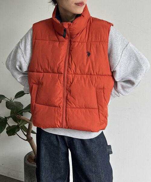 ベスト ジレ 中綿ベスト レディース
