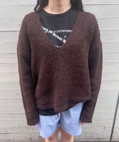 forget-me-nots（フォーゲットミーノッツ） ニット セーター Vネック