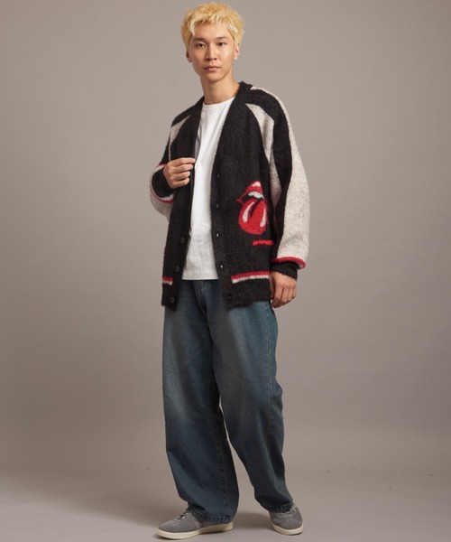 JACKROSE（ジャックローズ） カーディガン B-TRS SHAGGY KNIT JQ