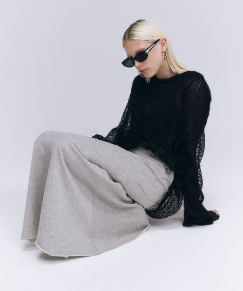 スカート JOSE MOON PIGMENT SWEAT SKIRT JOSE MOON スカート PIGMENT SWEAT SKIRT/ピグメントスウェット