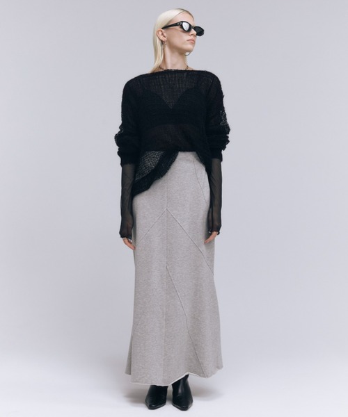 JOSE MOON（ジョゼムーン） スカート PIGMENT SWEAT SKIRT/ピグメント