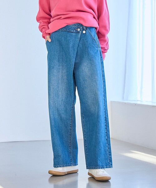 coen（コーエン） ワイドパンツ ジーンズ デニム デニムパンツ 「脱