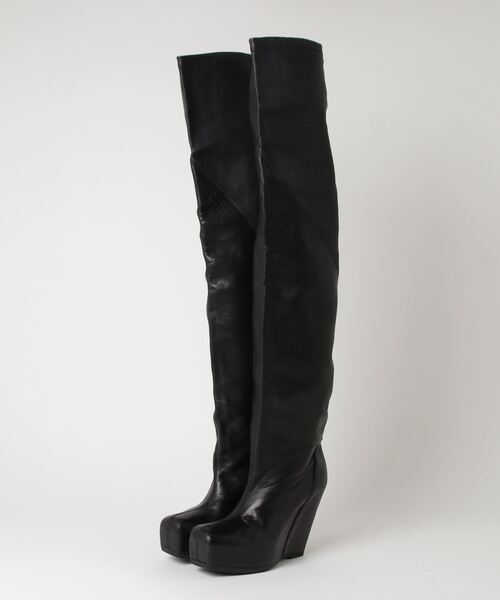 Rick Owens（リック・オウエンス） ロングブーツ 37 ブラック