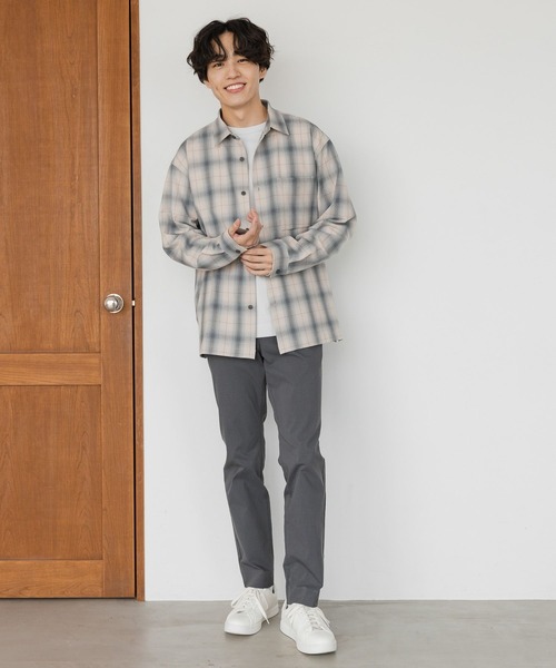 GLOBAL WORK（グローバルワーク） シャツ アーバンオンブレシャツ