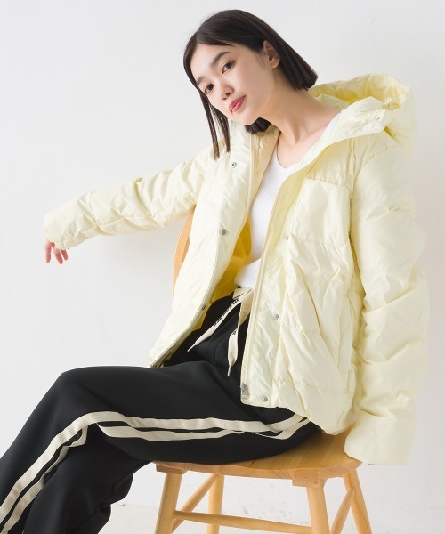 「OMNES」 ダウンジャケット MEDIUM アイボリー レディース_画像9