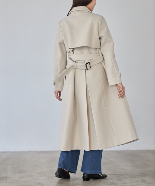 【新品タグ付き】TOKUKO1erVOL トレンチコート 30周年記念 レア tocco closet（トッコ クローゼット） コート M アイボリー レディース