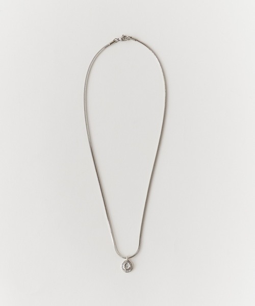 SILVER925 PLATE TOP NECKLACE/シルバー/ネックレス SILVER925 PLATE TOP NECKLACE/シルバー/ネックレス