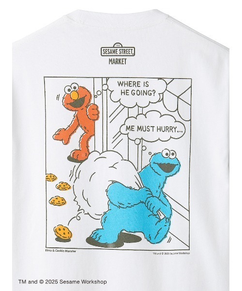 SESAME STREET（セサミストリート） tシャツ 半袖 「UNISEX」コミック