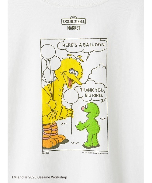 SESAME STREET（セサミストリート） tシャツ 半袖 「UNISEX」コミック