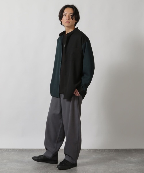 ロストコントロール　パンツ　キャメル　3 LAKOLE パンツ 「セットアップ可」ツイルバレルレッグパンツ
