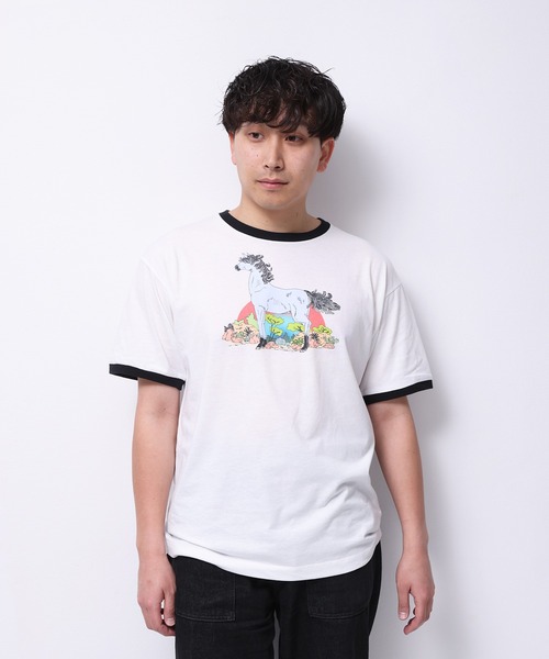 tシャツ HORSE” Tsuguya Ishii 半袖T レディース メンズ