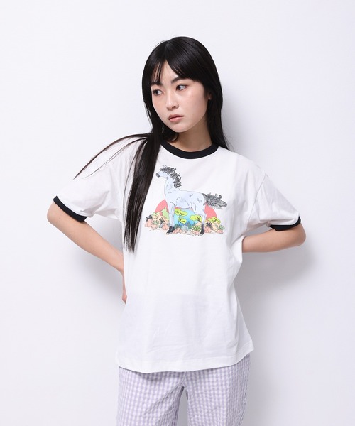 tシャツ HORSE” Tsuguya Ishii 半袖T レディース メンズ tシャツ HORSE” Tsuguya Ishii 半袖T レディース メンズ