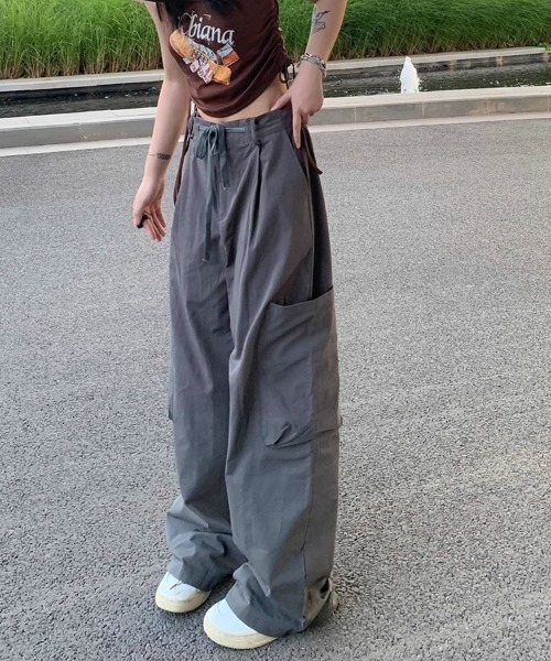 H.TOKYO カーゴパンツ ワイドカーゴパンツ レディース : ZOZOTOWN