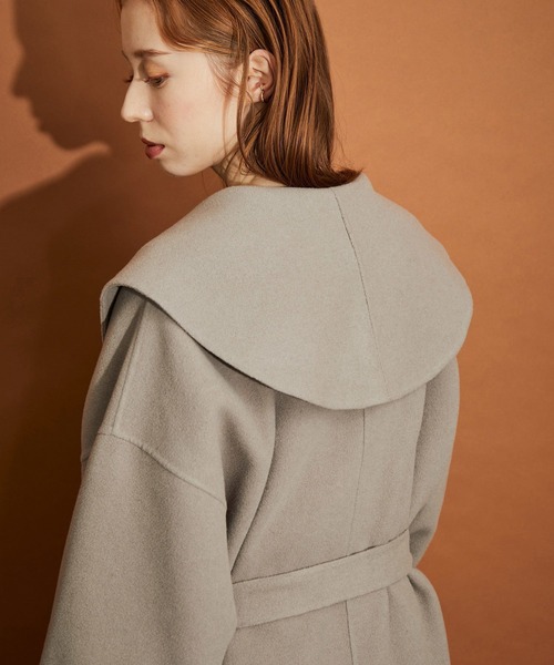 「MADEMOISELLE ROPE'」 コート 38 ブルー レディース_画像3