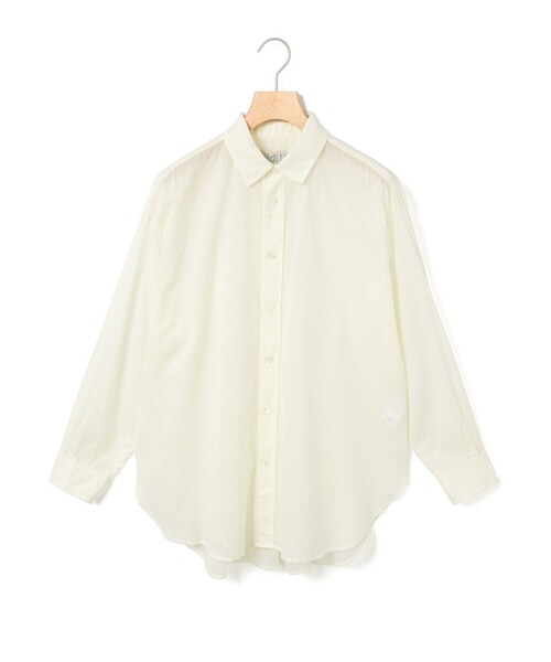 ブラウス シャツ MidiUmi シアーワイドシャツ レディース