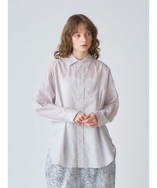 ブラウス シャツ MidiUmi シアーワイドシャツ レディース MidiUmi ブラウス シャツ シアーワイドシャツ レディース