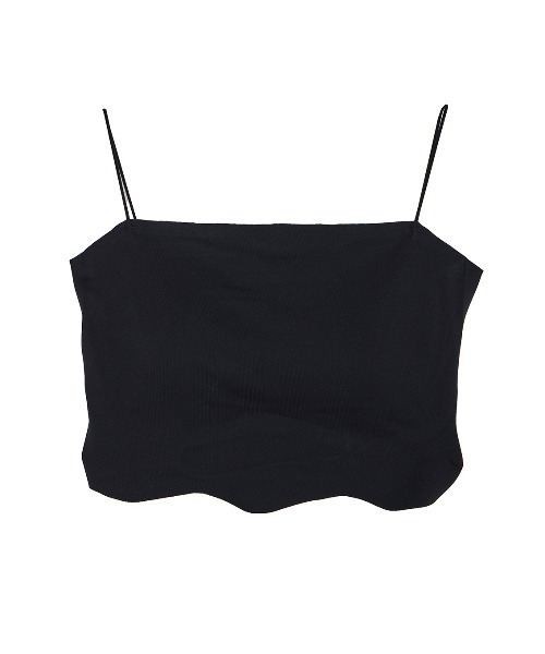 Ameri（アメリ） キャミソール WAVE HEM BUSTIER TOP : ZOZOTOWN Yahoo