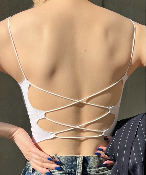 Ameri（アメリ） キャミソール WAVE HEM BUSTIER TOP : ZOZOTOWN Yahoo