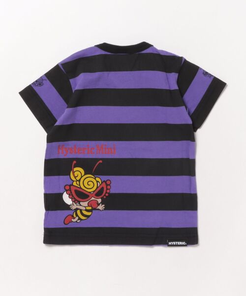 HYSTERIC MINI（ヒステリックミニ） tシャツ LITTLE BEE ボーダー半袖T