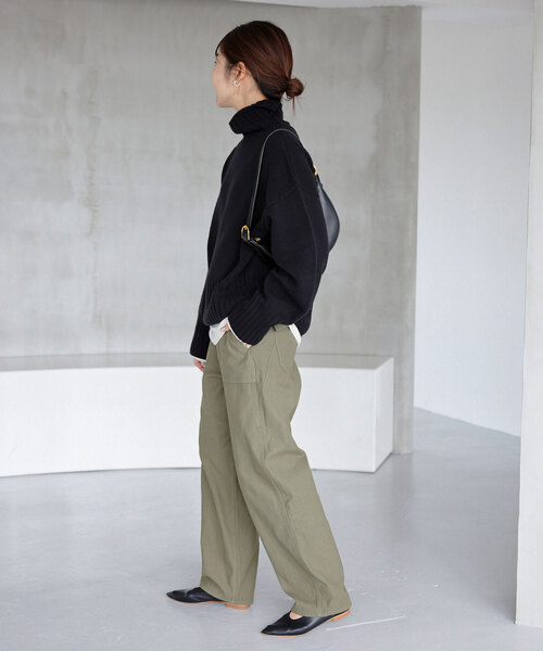 「SLOBE IENA」 タートルネックニット FREE ブラック系その他 レディース_画像4