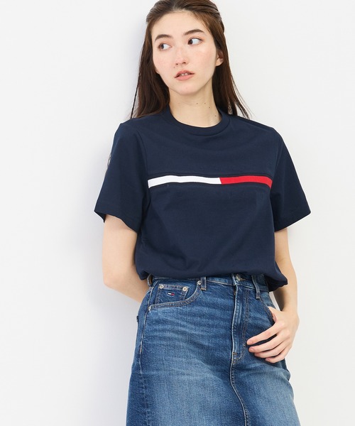 【新品未使用】トミーヒルフィガー TOMMY HILFIGER（トミー・ヒルフィガー） tシャツ 「オンライン限定