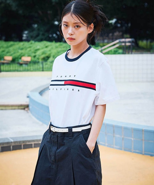 TOMMY HILFIGER（トミー・ヒルフィガー） tシャツ 「オンライン限定
