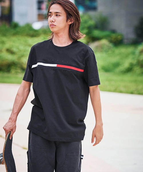 【男女兼用】 トミーヒルフィガー ロゴTシャツ セール】【オンライン限定】【ユニセックス】トミーヒルフィガー