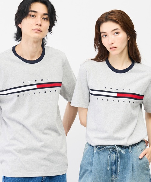 【新品未使用】トミーヒルフィガー TOMMY HILFIGER（トミー・ヒルフィガー） tシャツ 「オンライン限定