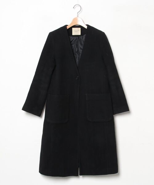 FREAK'S STORE（フリークスストア） ノーカラーコート S ブラック