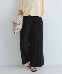 パンツ コットンギャザーワイドパンツ レディース｜ZOZOTOWN Yahoo!店