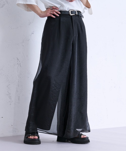 firmum  パンツ　クロップドパンツ　黒　XS 楽天市場】[AR-FR135PF]FIRMUM(フィルマム) 強撚レーヨンラチネ