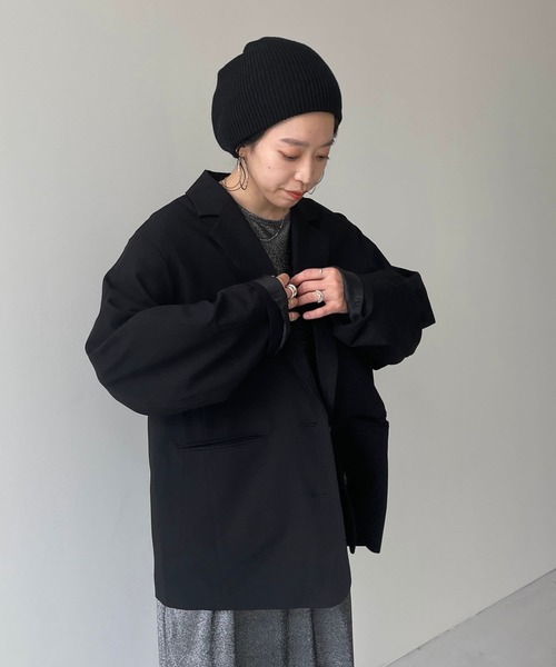 wee9s 「wee9s」 テーラードジャケット size1 グレー レディース