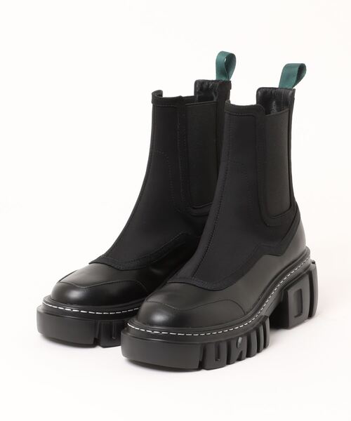 お値下げアンスリード ブーツUN3D. SOLE SWITCHING BOOTS UN3D. 「UN3D.」 ショートブーツ 37 ブラック レディース : ZOZOTOWN