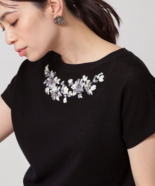 SunaUna（スーナウーナ） ニット セーター 「SS〜Lサイズ展開／手刺繍