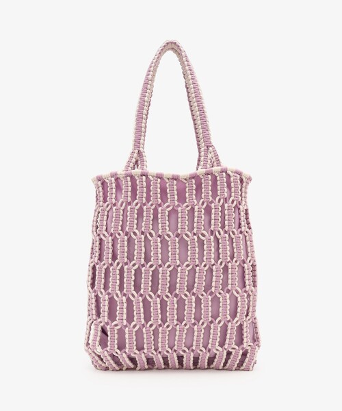 Afternoon Tea トートバッグ マクラメトートバッグ レディース  