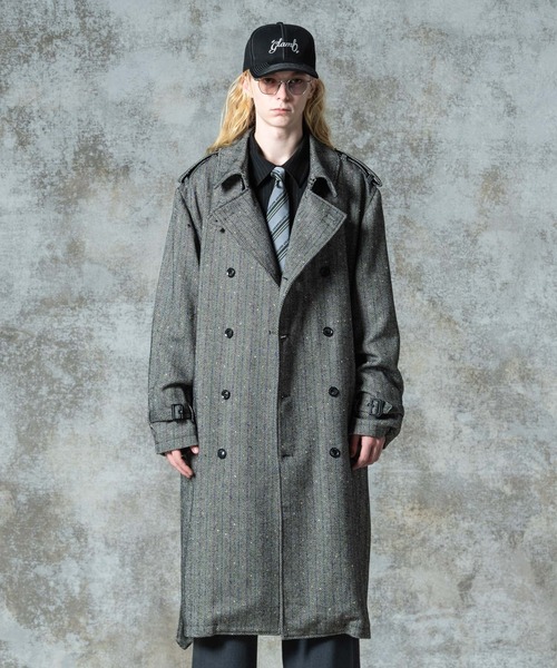 【値下げ可能】廃盤 glamb トレンチコート glamb トレンチコート コート Big Trench Coat / ビッグトレンチ