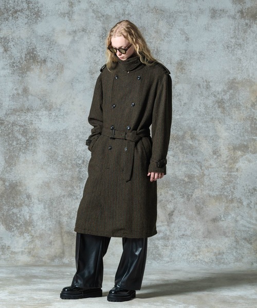 【値下げ可能】廃盤 glamb トレンチコート glamb トレンチコート コート Big Trench Coat / ビッグトレンチ