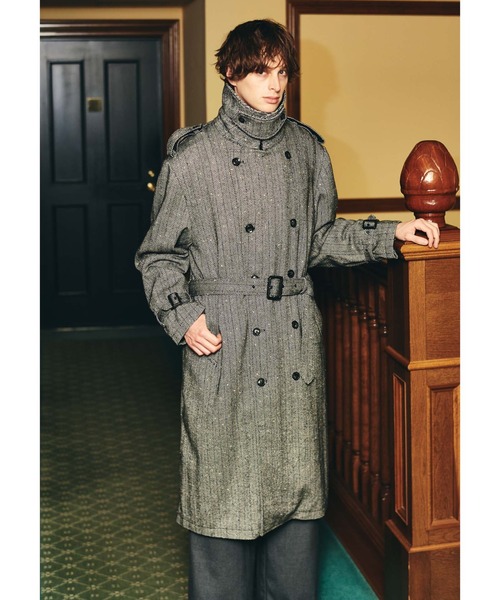 【値下げ可能】廃盤 glamb トレンチコート glamb トレンチコート コート Big Trench Coat / ビッグトレンチ