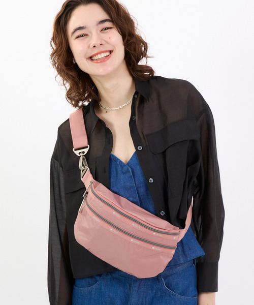 すぐ届く【LESPORTSAC】ESSENTIAL BELT BAG ボディバッグ Black C Essential Belt Bag | LeSportsac