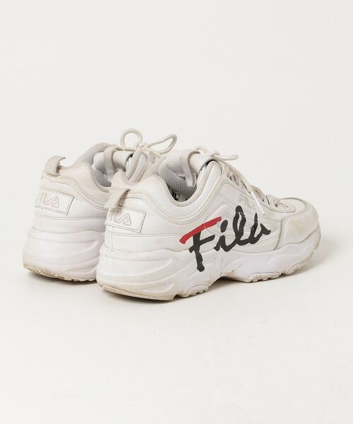 [FILA] low cut спортивные туфли 23.5cm оттенок белого прочее мужской 