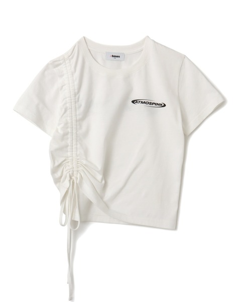 atmos girls tシャツ pink Shirring Mini T-shirt / アトモス