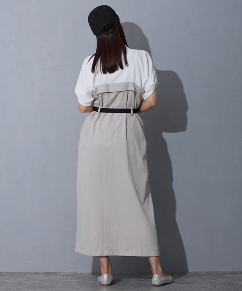 23SS●NICK NICOLE●PINTUCK BUTTON DRESS 半袖 ワンピース 人気 23SS○NICK NICOLE○PINTUCK BUTTON DRESS 半袖 ワンピース 人気