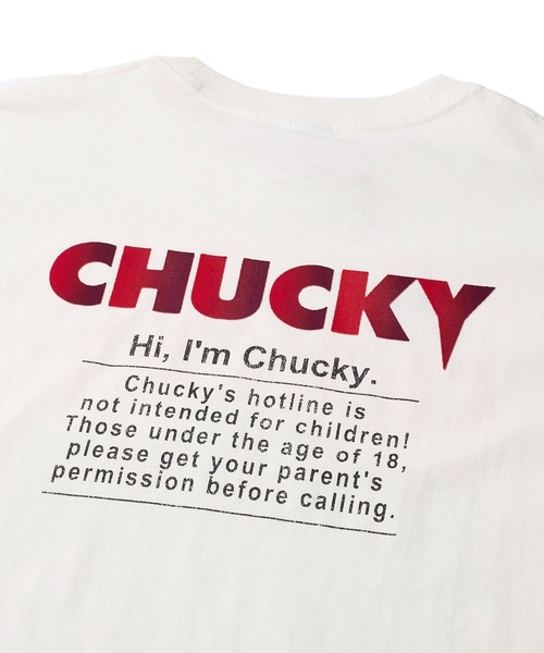 tシャツ 「CHUCKY / チャッキー」バンド風イラストTシャツ レディース メンズ ADPOSION tシャツ 「CHUCKY / チャッキー」バンド風イラストT