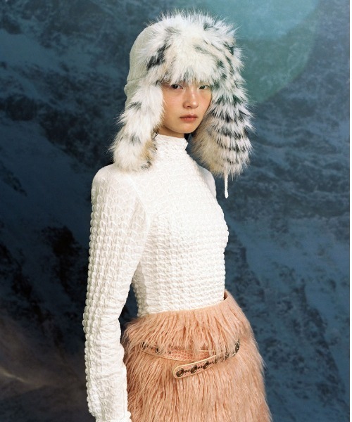 帽子 AWESOME NEEDS FUR LAMPSHADE HAT (flhat) AWESOME NEEDS キャップ 帽子 FUR TRAPPER CAP FLUFFY