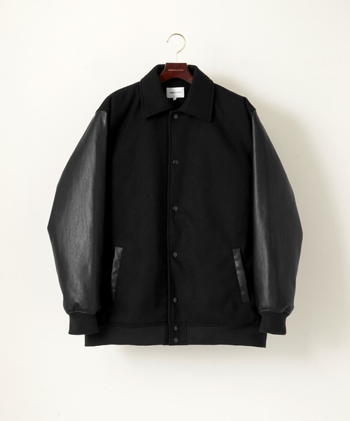 「EMMA CLOTHES」 スタジャン M ブラック メンズ_画像2