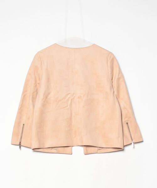 DouDou（ドゥドゥ） ジップアップブルゾン FREE ブラウン レディース